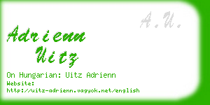 adrienn uitz business card